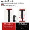 BHBL Telescopic Support Rod Mounting Support Adjustable 18-44cm, Ceiling Support Cabinet Lifting Bar (Pack of 2)
