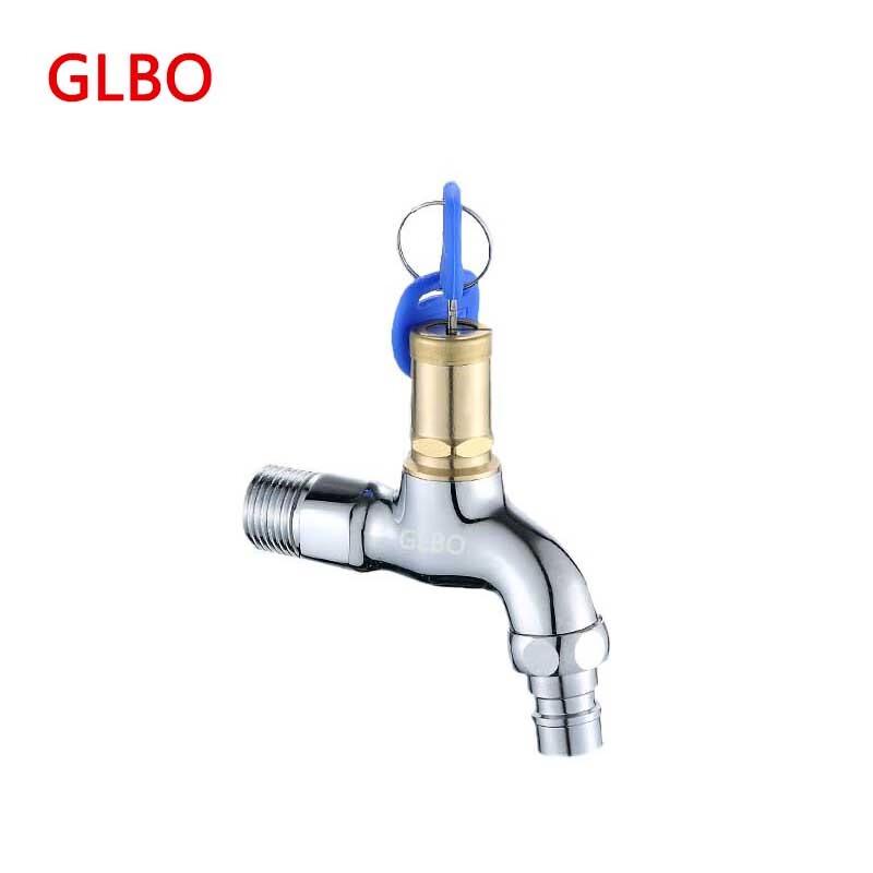 GLBO Outdoor Anti-theft Brass Faucet with Lock