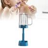Covered Rinse Cup Multifunctional Toothbrush Holder with Cup Cover Handle for Home Travel
