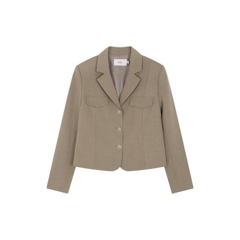 Women s French Lapel Short Suit Jacket 2XL