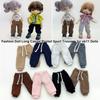Doll Fashion Long Pocket Sport Trousers Pants Clothes For Ob11 Obitsu11 1/12 Bjd Dolls Accessories Doll Leisure Rope Clothes