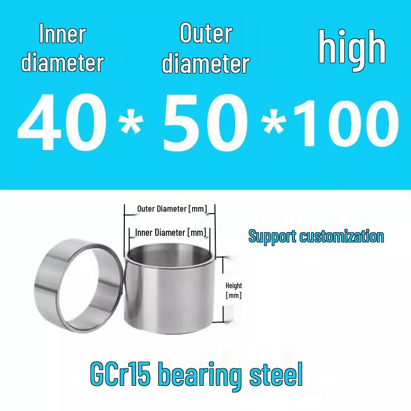 Steel Shaft Sleeve: Inner Diameter 30, Outer Spacer 48/50, Wear-Resistant for Removal and Guide Applications (Inner 35/37/38).