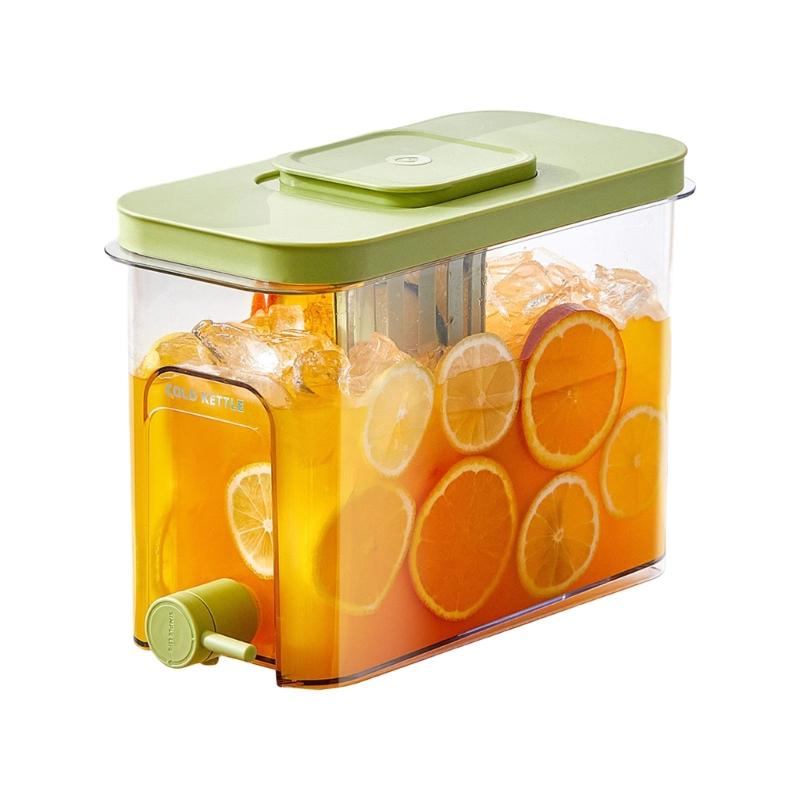 

Modern 4L Plastic Water Pitcher With Tap For Lemon Water Iced Teas Storage Home Kitchens Essential
