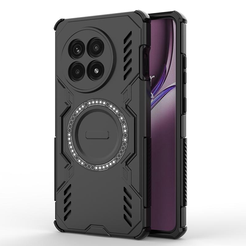 Solid Armor Protective Heat Dissipation Phone Case For Oneplus 13 13R Cover Magnetic Shockproof Shell Fundas
