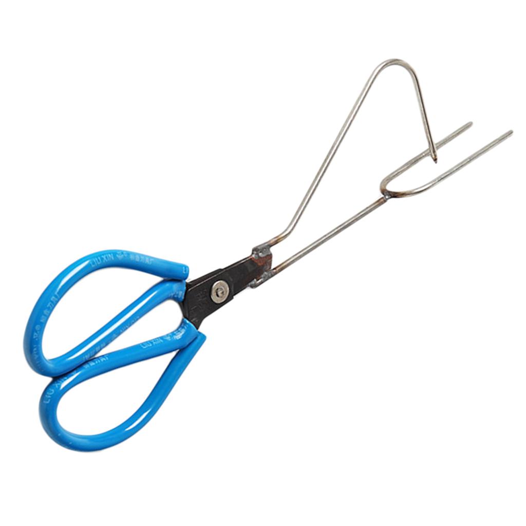 Metal Pottery Clamp Tool Sculpture Porcelain Caliper with Rubber Handle
