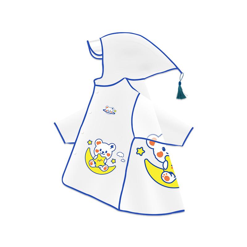 Impermeable de dibujos animados para niños: Engrosado, impermeable para niños y niñas de jardín de infantes y escuela primaria