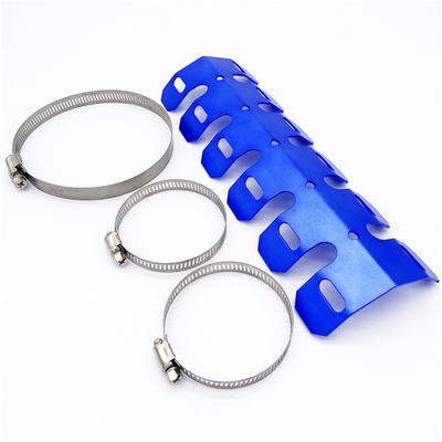 Motorrad Auspuff Rohr Schutz Hitzeschild Abdeckung Fit Für Honda Harley Chopper Cruiser Professionelle Refit Zubehör