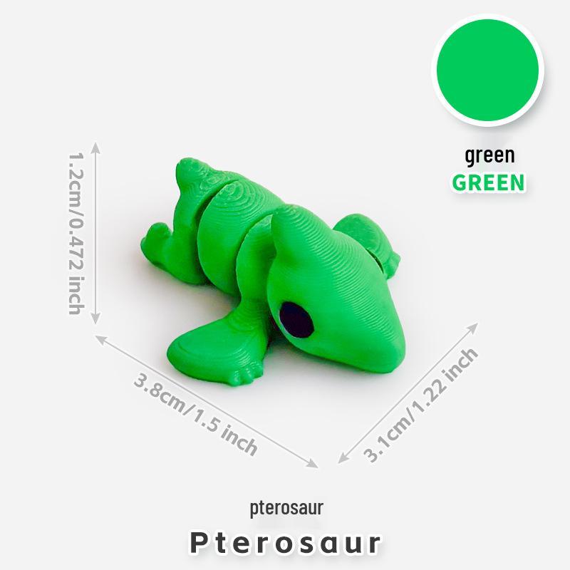 Colorful 3D Printed Small Animal Toys - Simulation Animal Models for Micro-Landscape Decoration