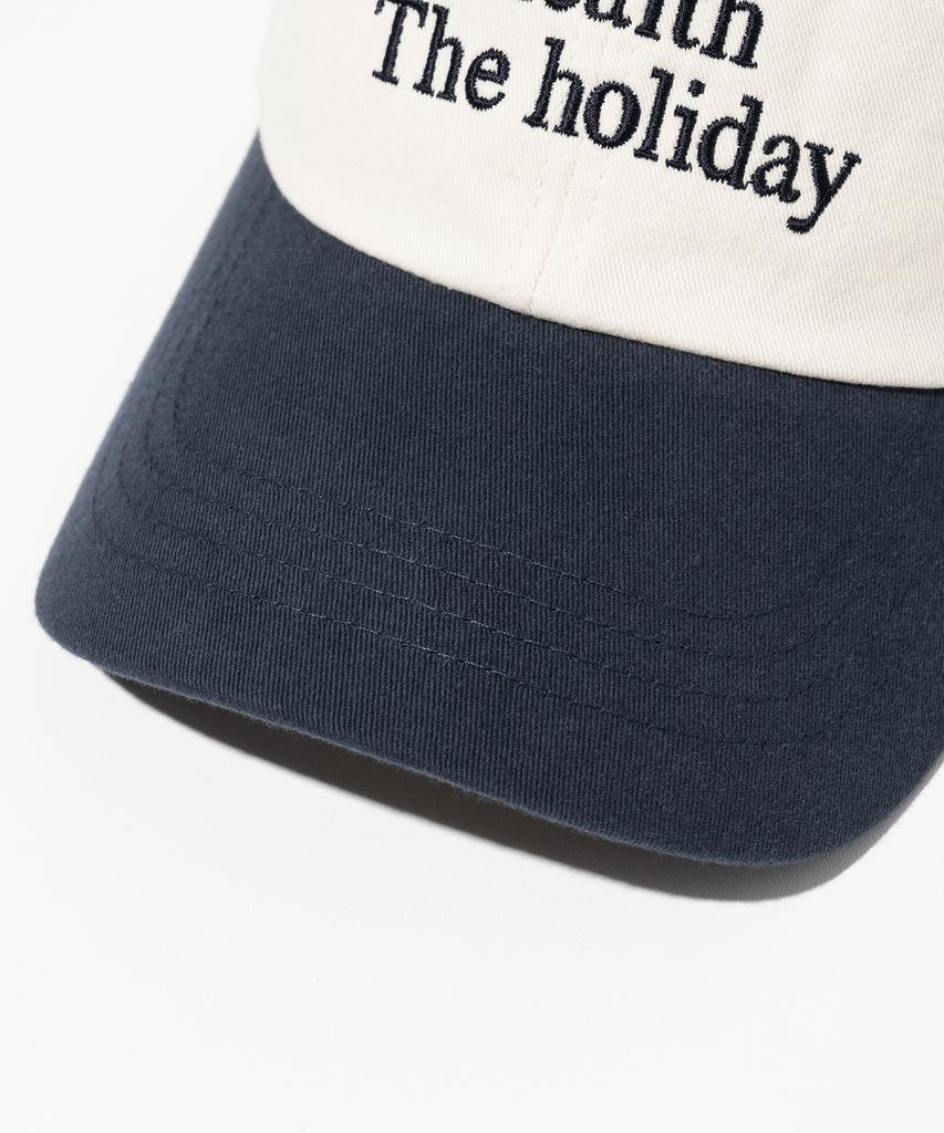 MILLO ARCHIVE Holiday Signature Ball Cap [Cream Navy]