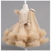 Little Girls Puffy Tulle Princess Dress Birthday Party Formal Dress