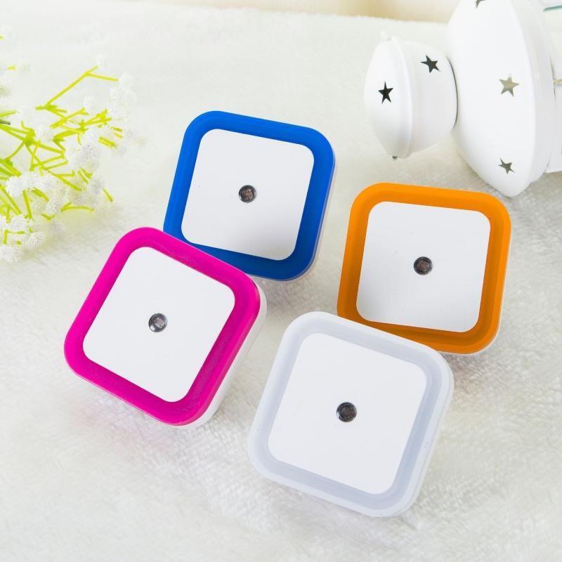 Wireless LED Night Light Sensor Lighting Mini EU Plug Nightlights Lamp For Children Room Bedroom Decoration Lighting