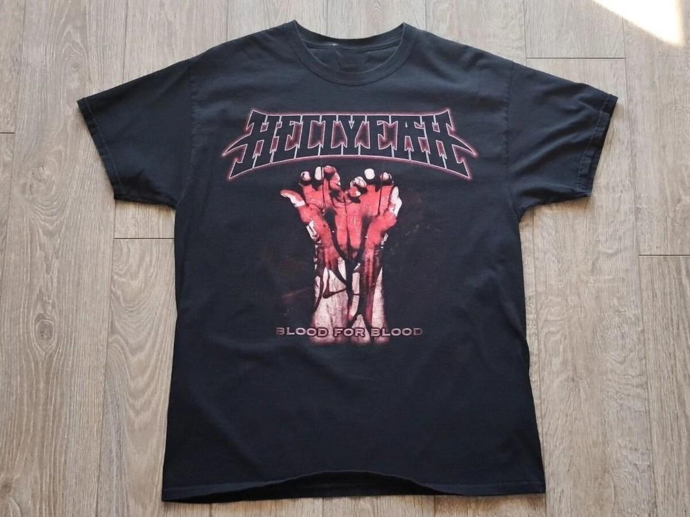 HELLYEAH Band Music For Lovers Black  Cotton Full Size  BL1602 Unisex T-Shirt XXXXL