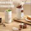 Hochwertiger Becher Heiß- und Kalt-Vakuumisolierter Becher Edelstahlbecher Tragbarer Wasserbecher