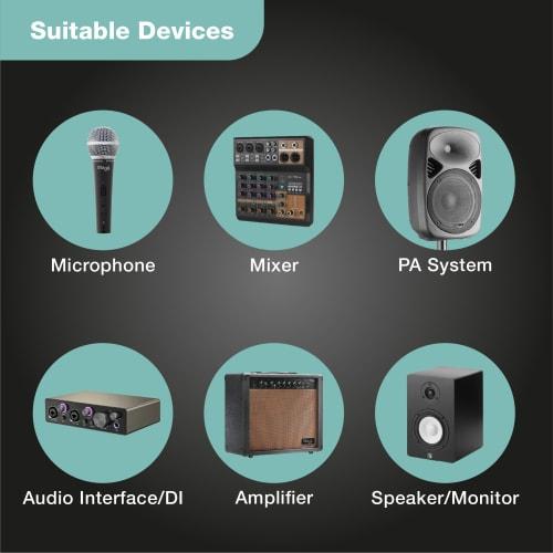 Stagg SMC6 CRD 6m XLR auf XLR Mikrofonkabel - Rot