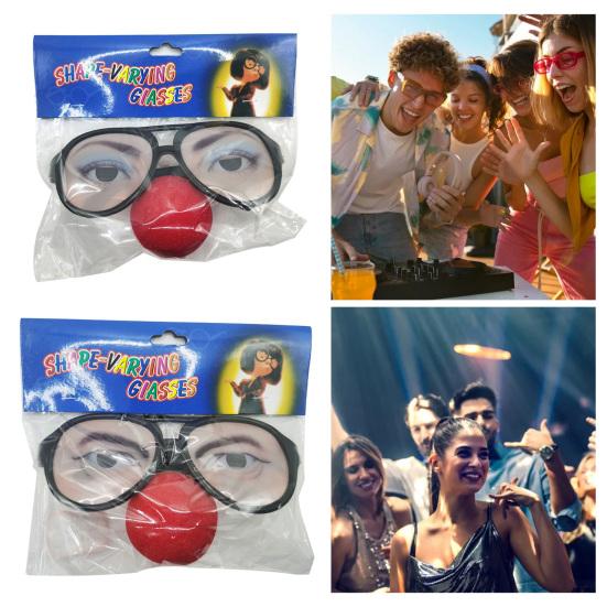 Lustige Scherzbrillen für Party Neuheit Verrückte Brillen für Erwachsene Kinder Karneval Scherz Zubehör Seltsame Sonnenbrillen für Halloween