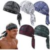 Cooling Skull Cap Helmet Liner, Breathable Sweat Wicking Head Wrap Bandana Hat for Men Women, Paisley Cycling Running Cap