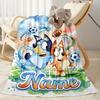 Rainbow Soccer Friends Customize Text Blanket Gift Personalized Blanket Soft Warm Cozy for Office Picnics Seaside Bedding Four Seasons Universal