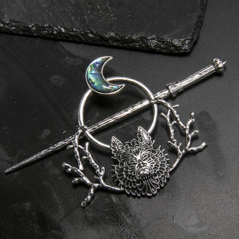 Vintage Butterfly Hair Claw Decoration For Women Inspire By Culture With Silver Plating and Crescent Shape Daily Use