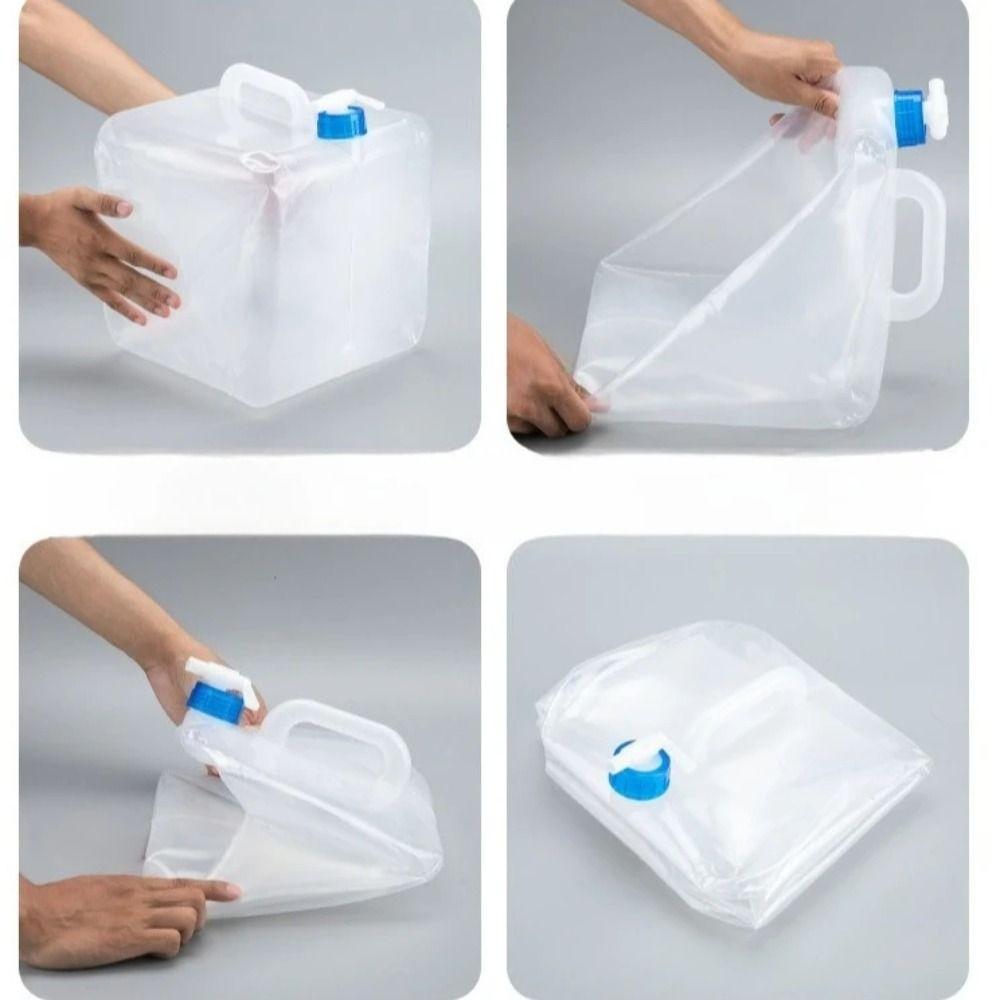5-20L Collapsible Bucket Leakproof Outdoor Water Container Foldable Water Canister  Outdoor