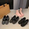 Fashion Women Flat Shoes Vulcanize Designer Loafers Diamond Rivet Mary Jane Shoes Woman Studded Crystal Women Flats Ballet Lolita Shoes