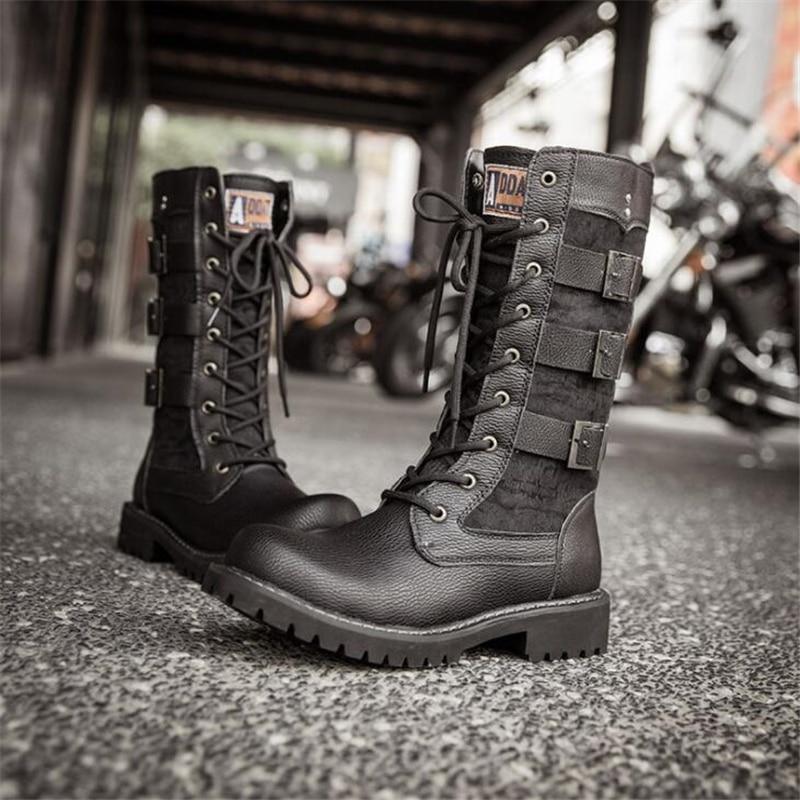 Motorcycle Boots Mens Combat Boots Style Buy 2023 Fashion Mens