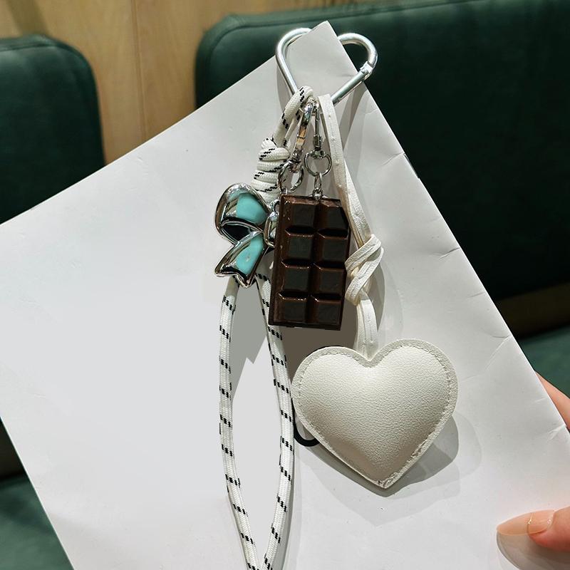 

Yogodlns Bow Decor Mini Backpack Hanging Handbag Pendant Bag Pendant Bags Accessories one size білий
