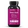 Capsules de Racine de Betterave Auraika 2000 mg | 6-en-1 Soutien de l'Oxyde Nitrique avec Betterave, L-Arginine, L-Citrulline & Pépins de Raisin | Soutient la Circulation, Hea