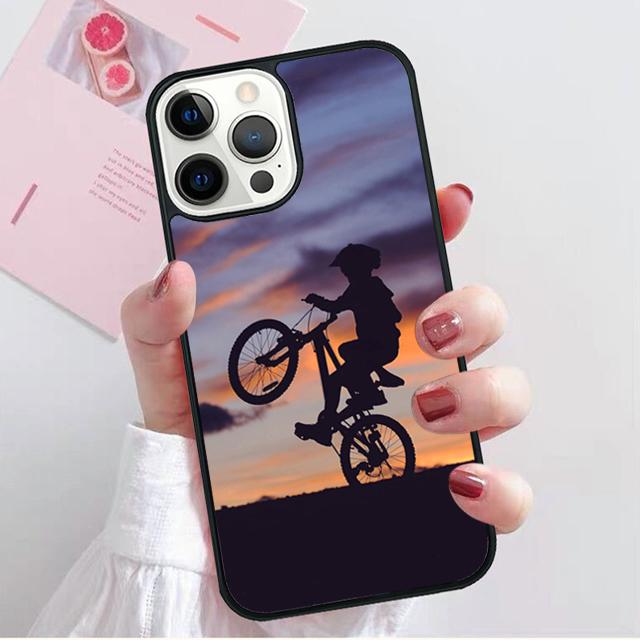 Sports Bike Cycle Coque Shell For iPhone 17 Air 15 16 14 13 12 Pro Max 11 Pro Max Plus Phone Case Cover