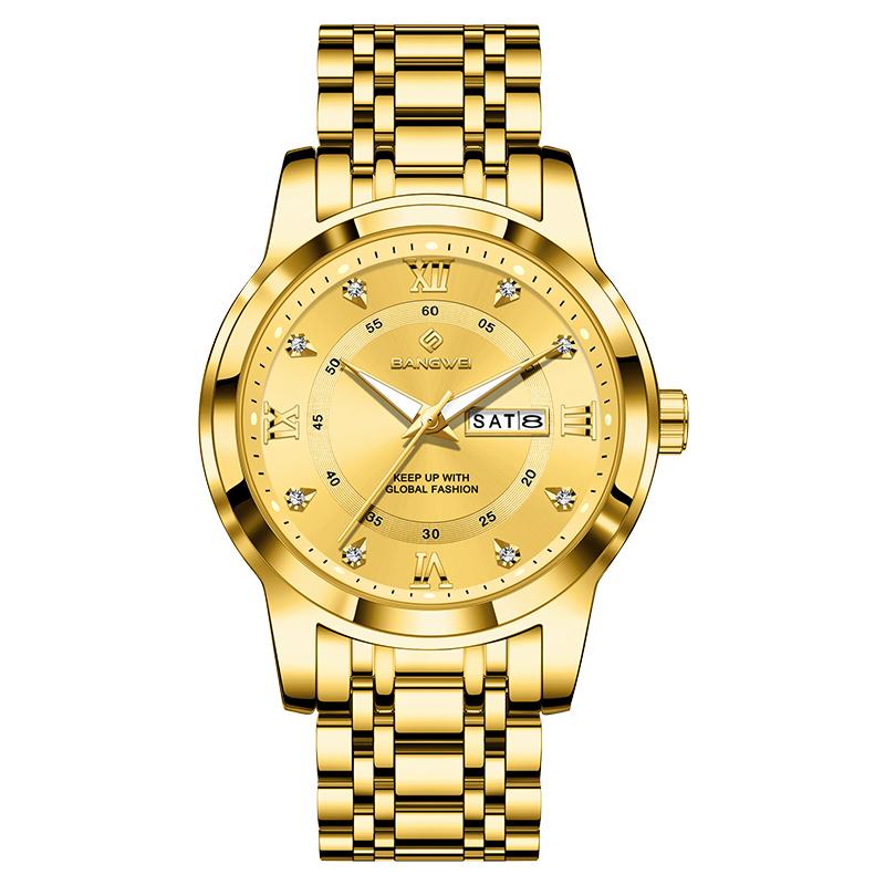 Diamond Watch For Women Creative Steel Waterproof Luminous Ladies Wristwatch Casual Fashion Sports Quartz Chronograph