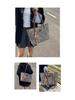 Leopard Print European Retro Tote Bag: Fashionable, Versatile, Large-Capacity Shoulder Handbag for Women
