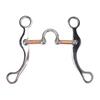 Rose Gold Plated Horse Snaffle Bit Stainless Steel Equestrian Equipment  Artificial Horse Farms