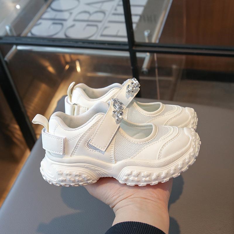 

Children s casual shoes summer new girls running shoe fashion mesh shoe versatile hollow out single shoes anti slip kids shoes 36