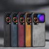 Business Man Phone Case for Xiaomi 17 Pro Max 15T 14T Pro 5G Sheepskin Leather All-inclusive Lens Phone Back Cover