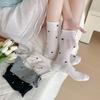 Breathable Women Socks Hollow Out Long Socks Fashion Mid Tube Socks  Summer
