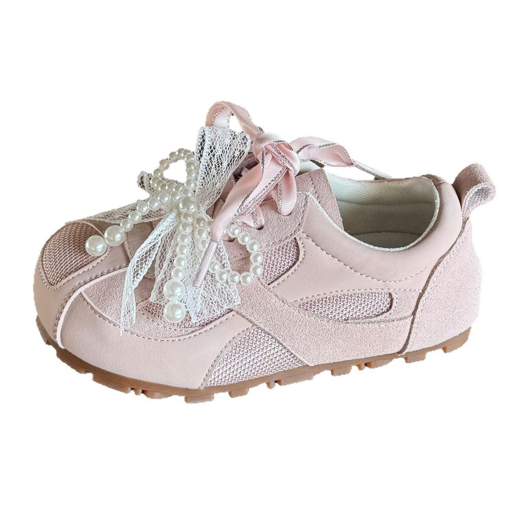 Girls' Anti-slip Low-top Shoes with Breathable Mesh Panels
