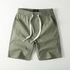 Summer New Casual Shorts Men's Trendy Lightweight and Versatile 5-point Casual Pants Drawstring Elastic Half Cut Workwear Pants