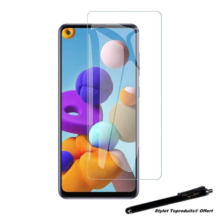 Film de protection - Toproduits® - Samsung Galaxy S21 Plus - Verre trempé - Résistant aux chocs - Transparent