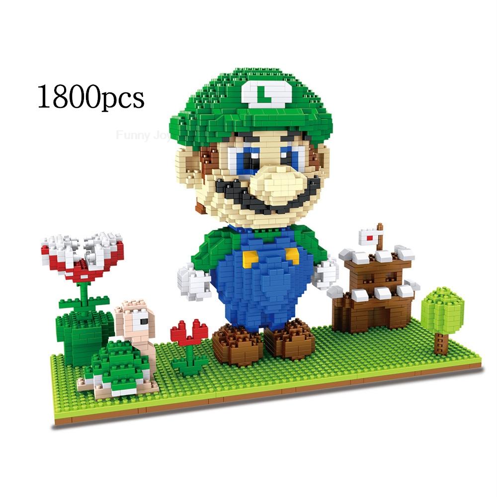 Cartoon Anime Game Figure Dinosaur Blocks Building Toy Bricks Educational Brinquedos for Kids Gift Children Christmas Present