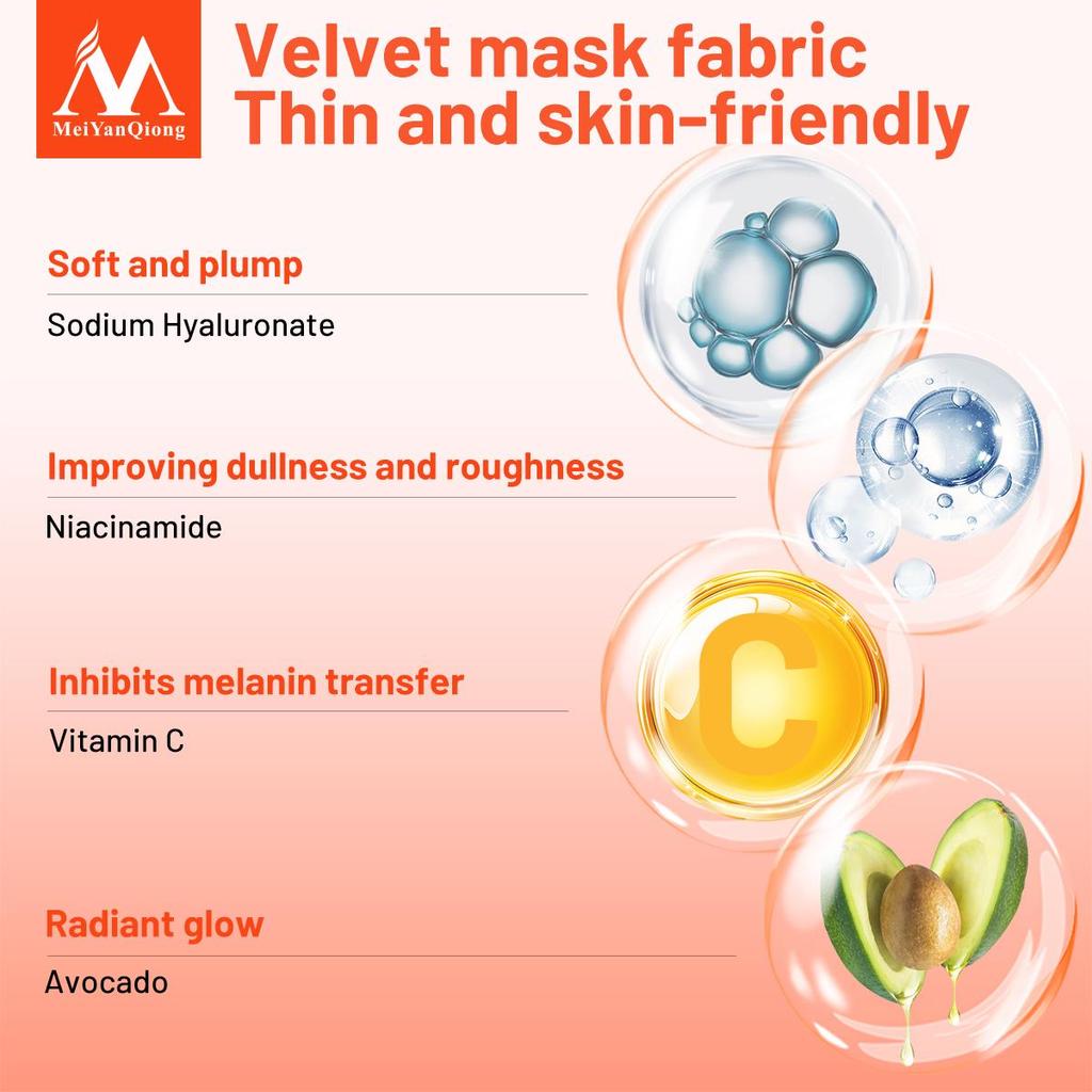 Bambucké máslo maska ​​na stažení pórů Péče o obličej Bělící hydratační léčba akné Anti-Aging pleťová maska ​​Sérum péče o pleť