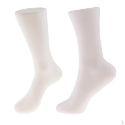 2pcs Foot Model For Shoe Socks Hard Display Adult