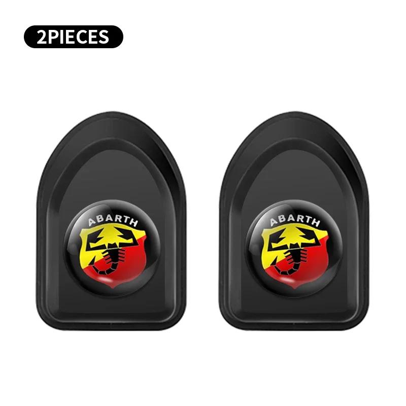 Mini Car Hooks Black Plastic Self Adhesive Invisible Hooks For Fiat Abarth 500 Tipo FR Punto Ducato Stilo Palio Bravo Pondo Ycahd11