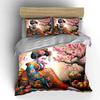 "Japanese Decor Set Cherry Blossoms" Soft Comfortable Duvet Cover Bedding Set Included 1*Duvet Cover & 2*Pillowcases gift