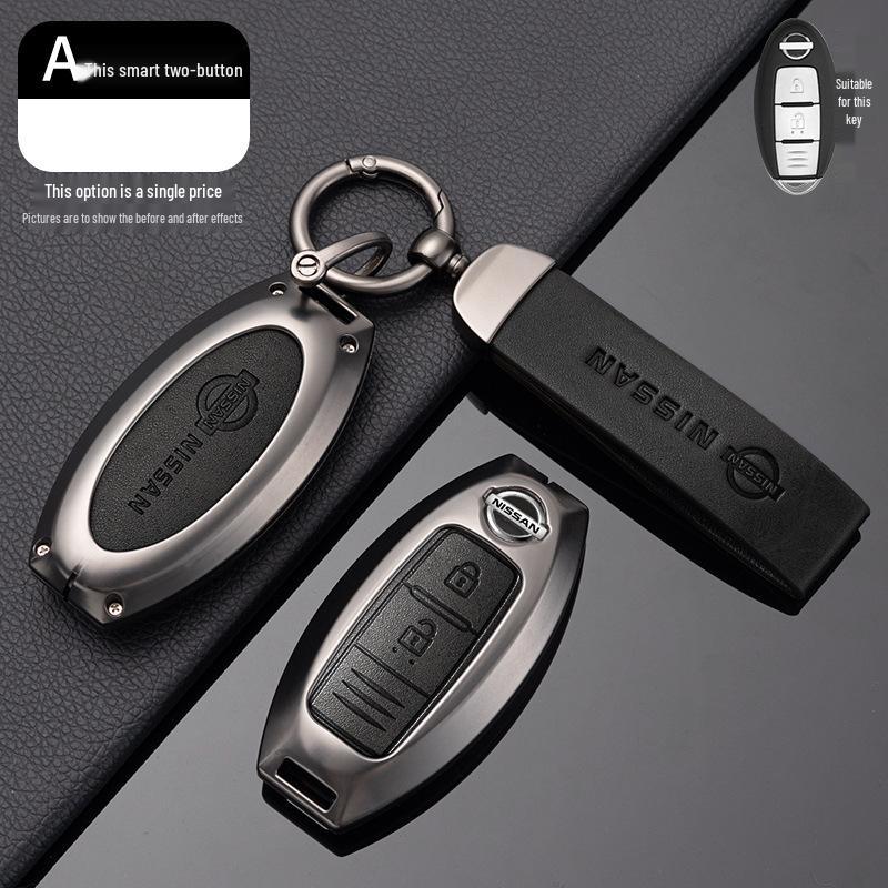 

Чехол для ключа Nissan для Sylphy, Tiida, Qashqai, Kicks, Teana, Tanlu - Совместим с 14-м поколением No Specification