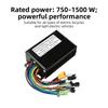 Controller Motore Brushless Onda Sinusoidale 36V 48V 64V 750-1500W 30A per Scooter Elettrico E-bike
