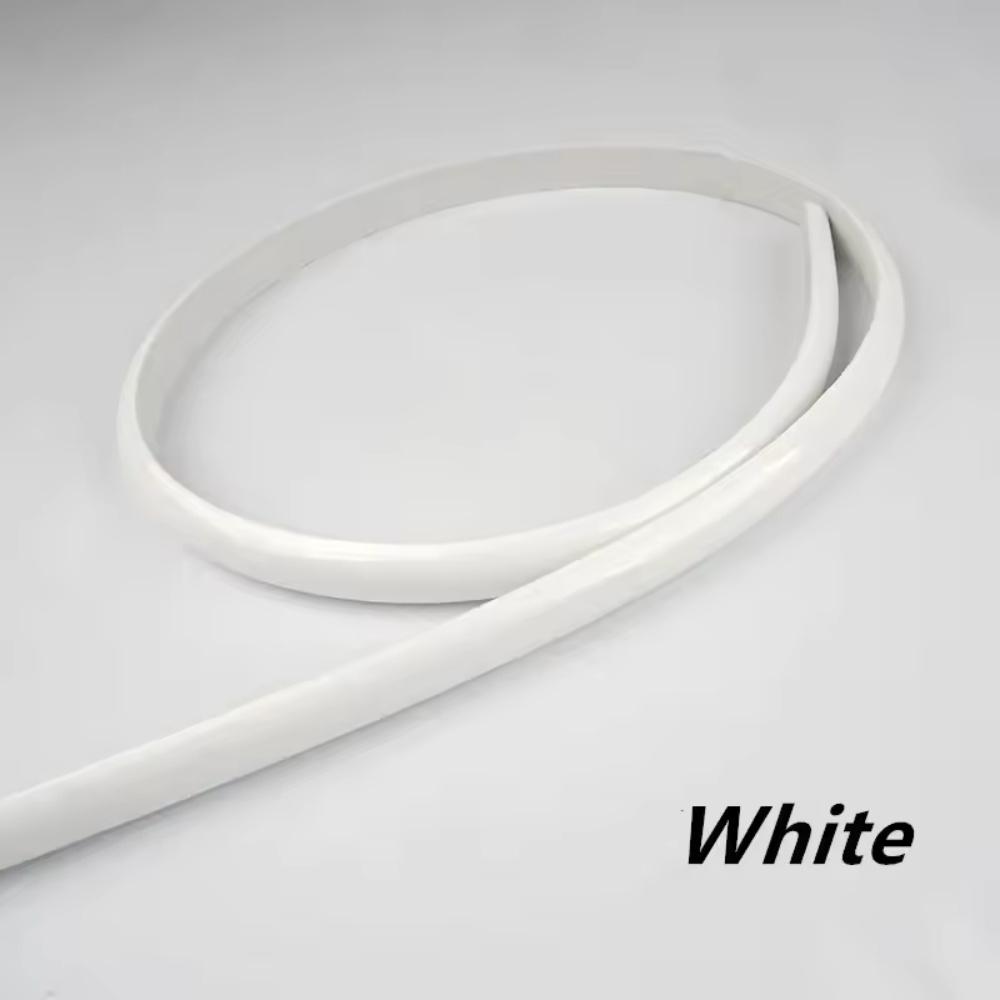 1pc 1M/39.37in Pvc Flexible Bendable Strips Panel Moulding Door Mirror Frame Trim Self-Adhesive Living Room Mirror Edge Decor