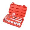 17 Pcs Bearing Race And Seal Driver Tool Set With 10 Sizes Storage Case Perfect For Auto Repair Diy Car Maintenance