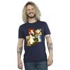 Scooby Doo Mens Square Faces Cotton T-Shirt