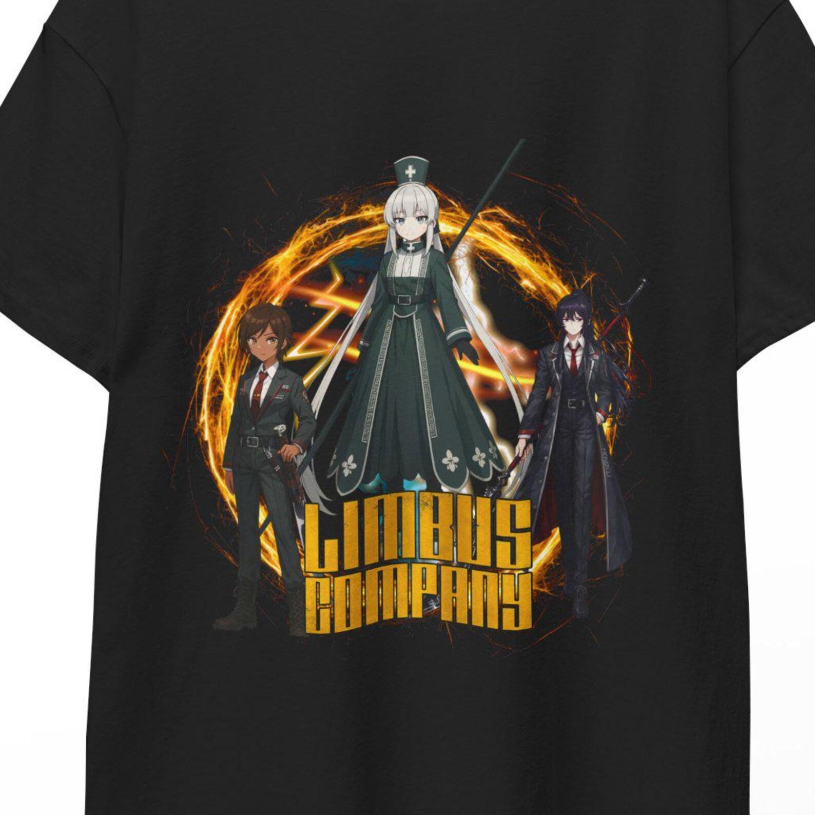 Limbus Company shirt Ishmael Rodion Charon Sinclair Heathcliff Meursault anime gamer tshirt poster sticker cosplay Limbus merch gift idea M