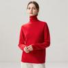 Lekasha Women's Cashmere High-Neck Twelve-Needle Knit Sweater