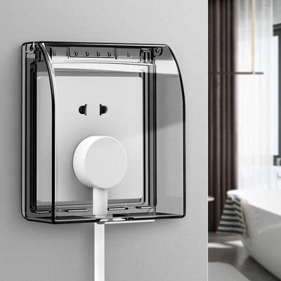 86 Type Waterproof Adhesive Socket Box: Bathroom Switch Cover & Plug Protector